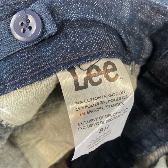 Lee Boys Slim Fit Tapered Leg Jeans Husky Size 8 - Picture 7 of 9